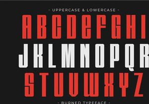 Burned - Modern Sans Serif Font