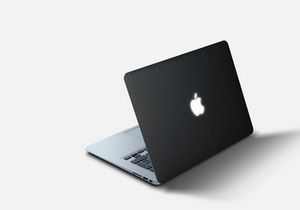 Free Macbook Stickers Mockup