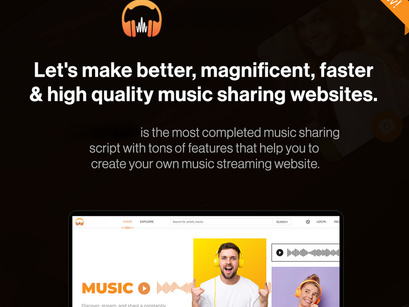 MelodyMix v1.0 - The Ultimate PHP Music Sharing & Streaming Platform