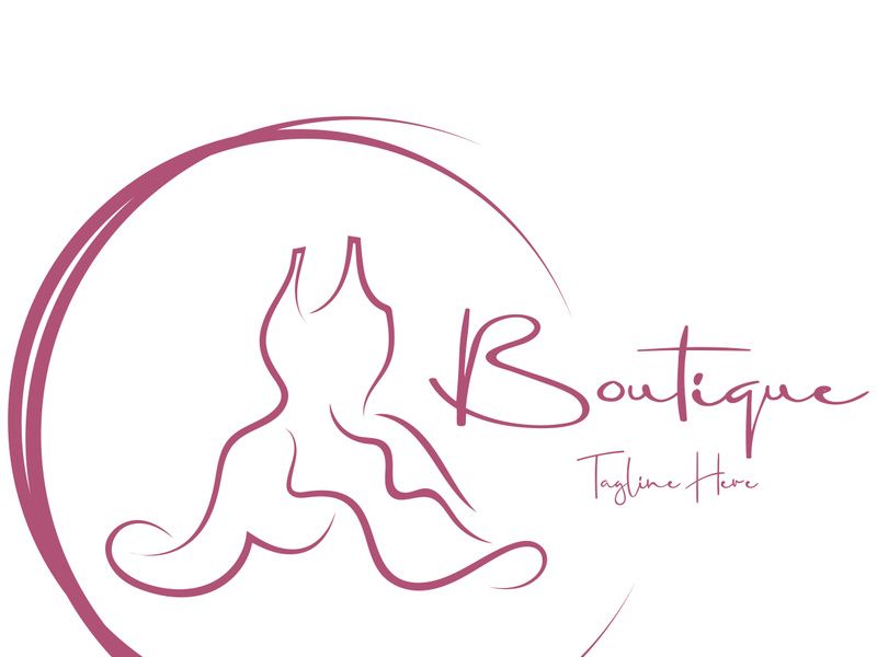 elegant women's fashion logo, clothing, boutique, convection, tailor, garment, business, apparel, fashion designer