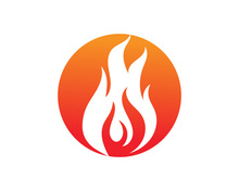 Fire flame vector illustration design