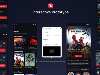 Movplus - Movie App UI Kit