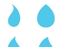 Waterdrop Logo Template vector