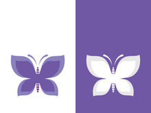 Butterfly logo icon vector design illustration