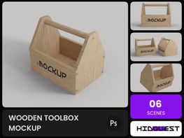 Wooden Toolbox Mockup preview picture
