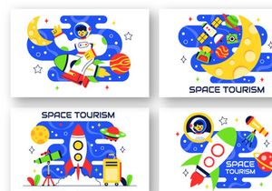 10 Space Tourism Illustration