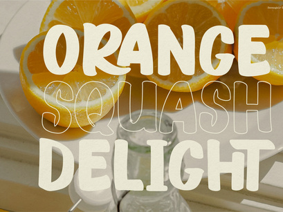 Secangkir Glass | Bold Hand Drawn Font