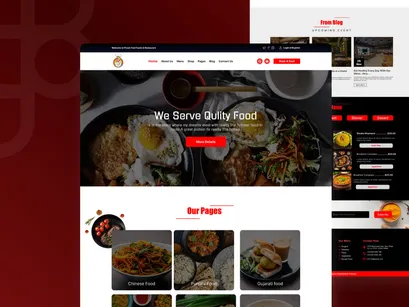 Restaurant Landing Page Design