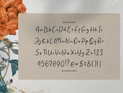 Single Whimney | Handwritten Script