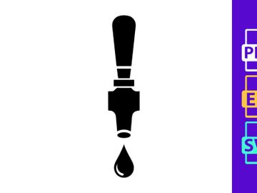 Draft Beer Tap With Drip preview picture