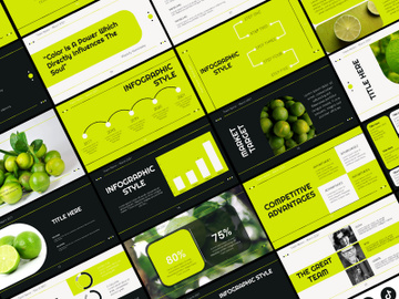 Lime Presentation Template preview picture