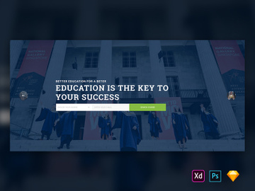 Hero Header for Educational Websites-03 preview picture