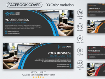 Creative Facebook Cover Design Template preview picture