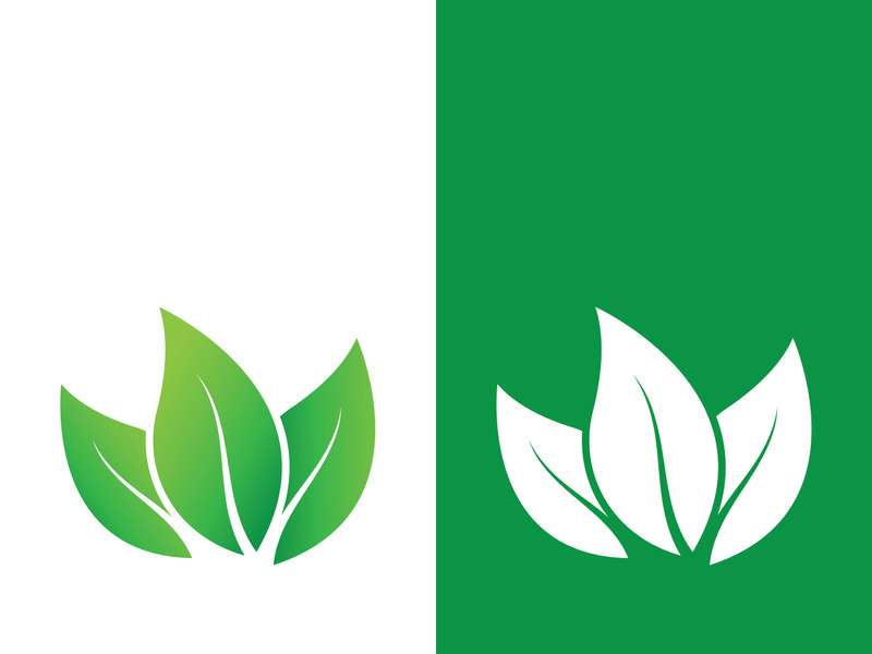 Green tree leaf nature logo images illustration design