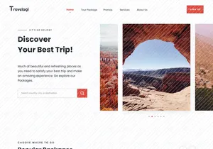 Tripsavvy - Travel Landing Page