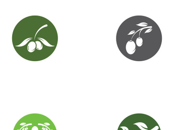 Olive fruit logo design. preview picture