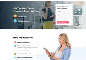 #2 Business and Consultation Figma Template
