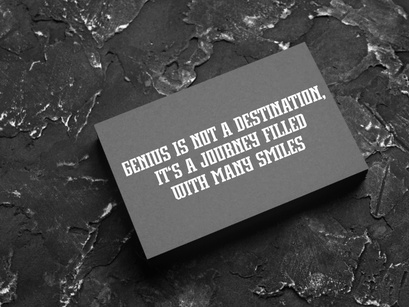 Smile Genius - Bold Slab Serif