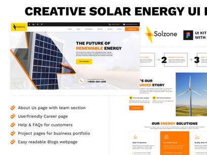 Solzone - Wind & Solar Energy Ui | Figma
