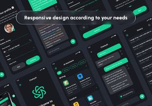 AI Chatbot App UI Kit