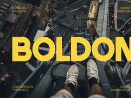 Boldon - Modern Sans Serif Font preview picture
