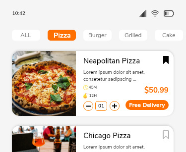 Pizza Mobile apps