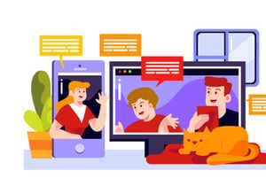 M107_Online Meeting Illustrations