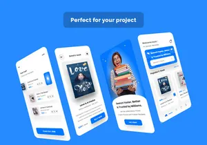E-book App UI Kit Template