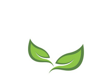 Logos of green Tree leaf ecology