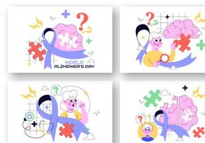 10 World Alzheimer's Day Illustration