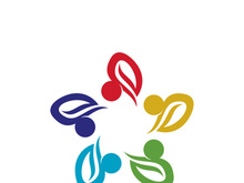 Community, network and social icon design template