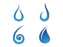 Water drop Logo Template vector illustration design
