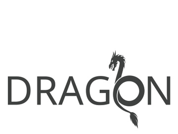 Dragon logo art illustration preview picture
