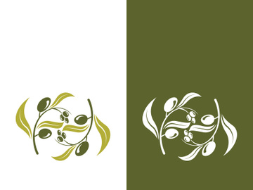 Extra virgin olive oil logo icon design vector illustration preview picture