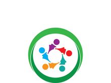 Community logo business template and icon people vector