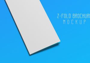 Z-Fold Brochure Mockup