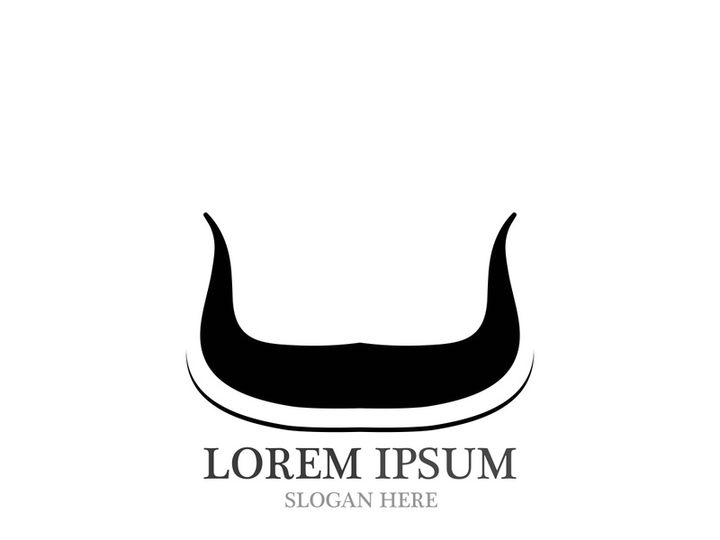 Bull horn logo and symbols template icons app