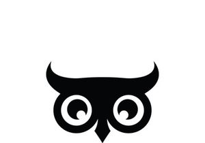 Owl logo icon design animal and simple business abstract vector
