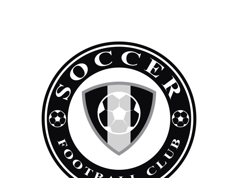 Football logo icon design and symbol soccer club vector