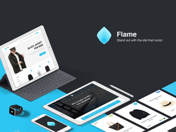 Flame Free UI Kit preview picture