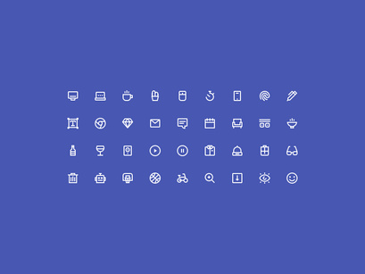 Tiny Insane Icons [SKETCH, AI[