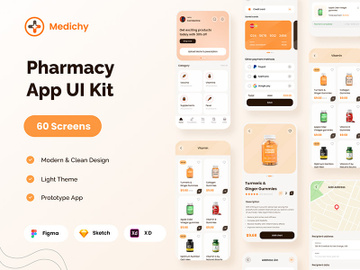 Medicine App UI Kit preview picture