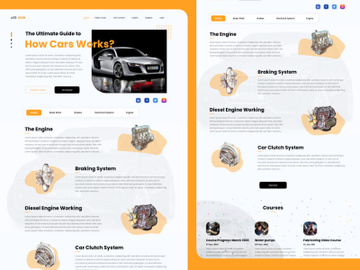 How Cars Works Web UI Kit - Part 02 preview picture