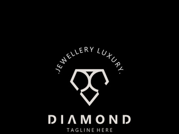 Jewelry Logo Template Design, diamond shop, accessories fashion Design, simple icon preview picture