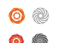 vortex vector illustration icon logo template design