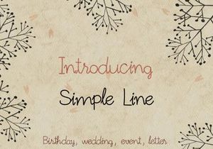 Simple Line – Hand Drawn Sketch Font
