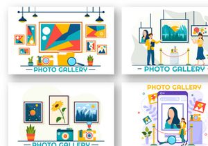 10 Photo Gallery Illustration