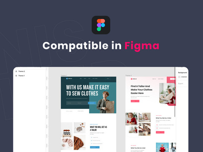 Nisik - Fashion & Taylor Landing Page