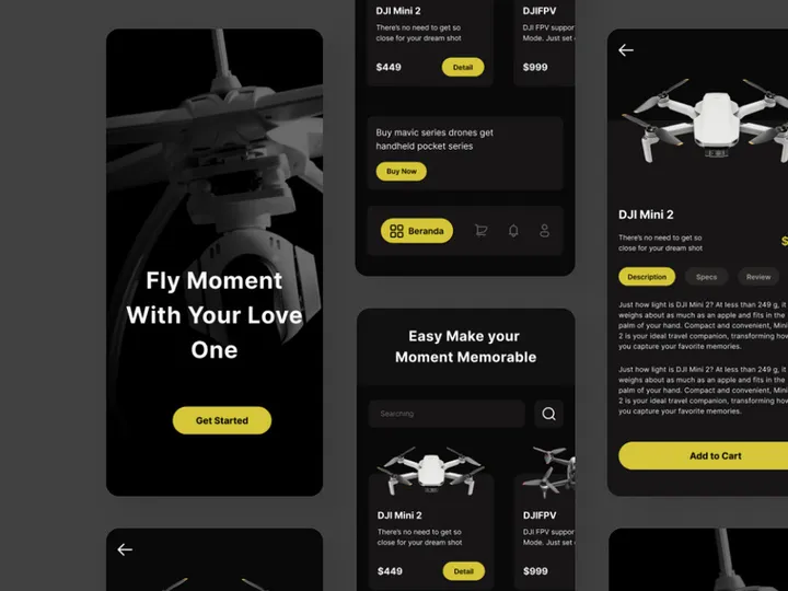 Momento - Store Drone Mobile App