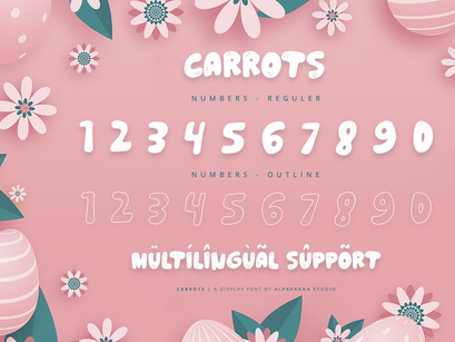 Carrots - Display Font